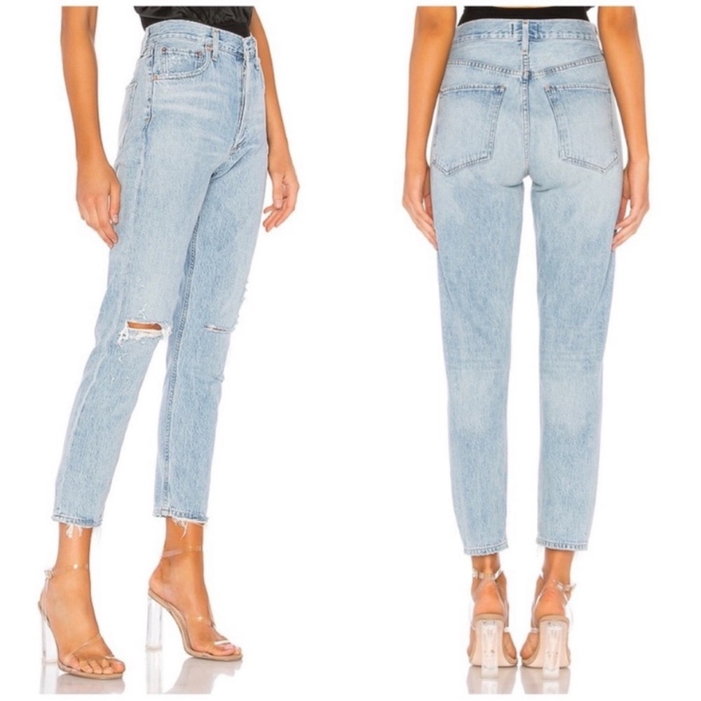 AG Isabelle high rise crop